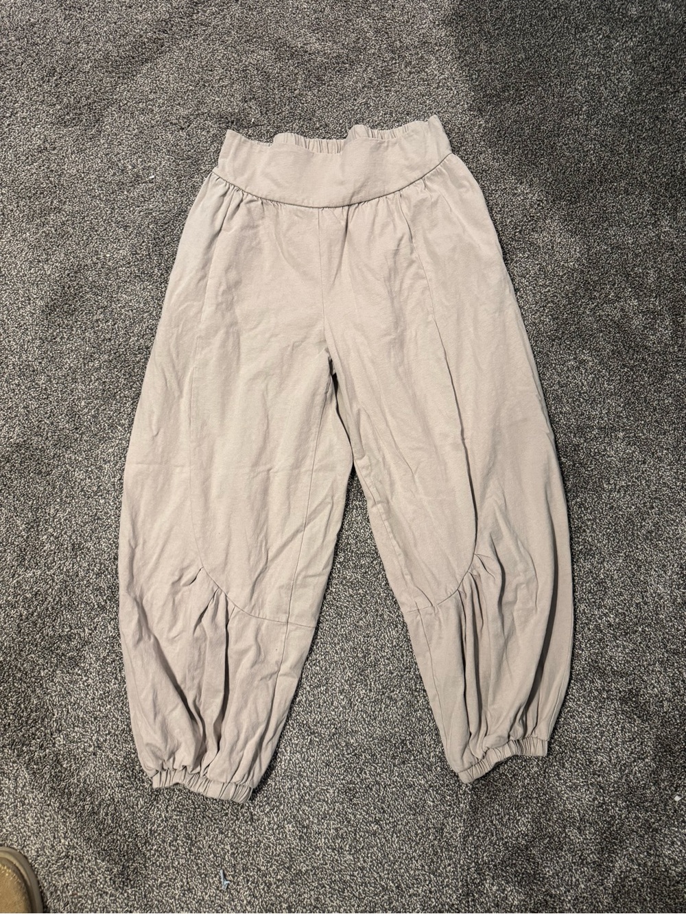 Free People Beach Pants in Light Beige
